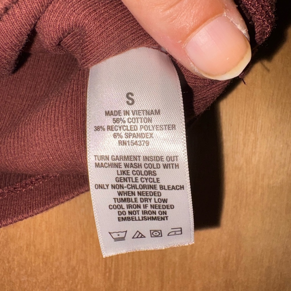 Aeropostale Soft Baby Tee in Brown - Picture 4 of 4
